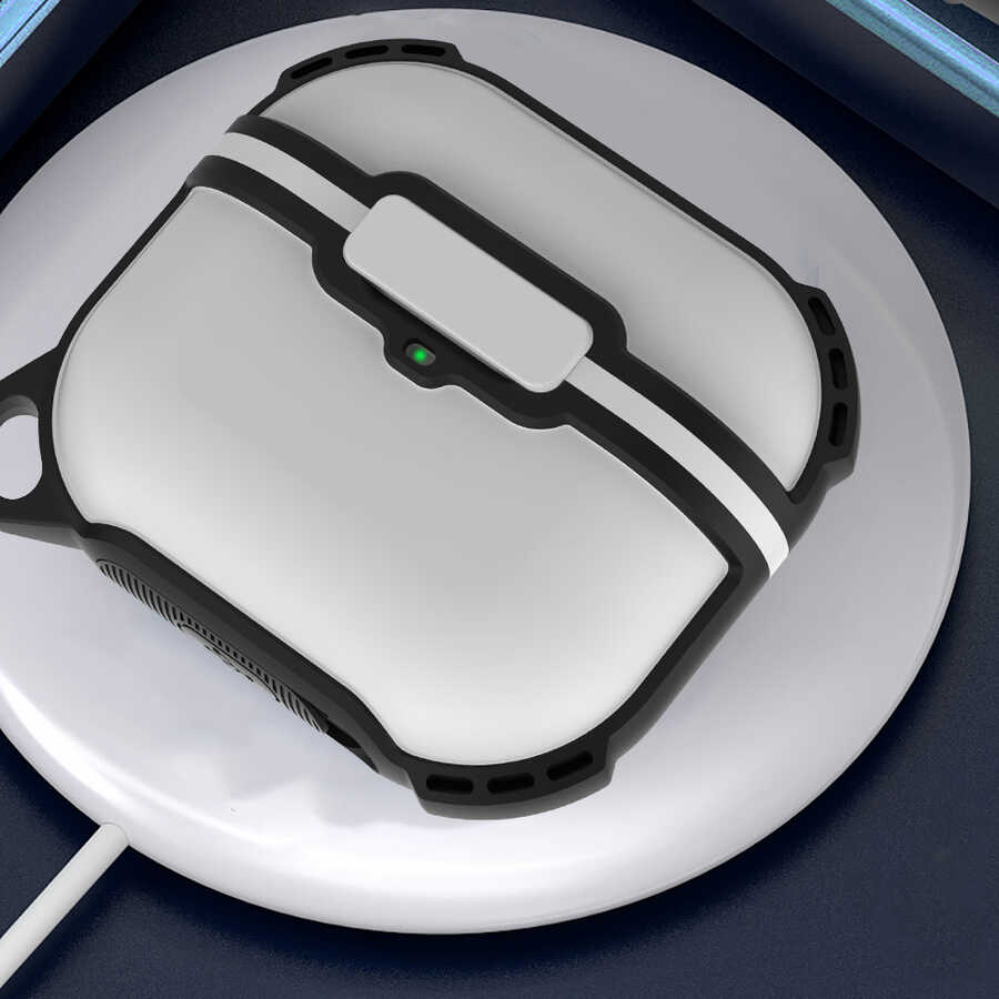 Apple Airpods 3. Nesil Ecruz Airbag 16 Silikon 1-1 Su Geçirmez Kılıf