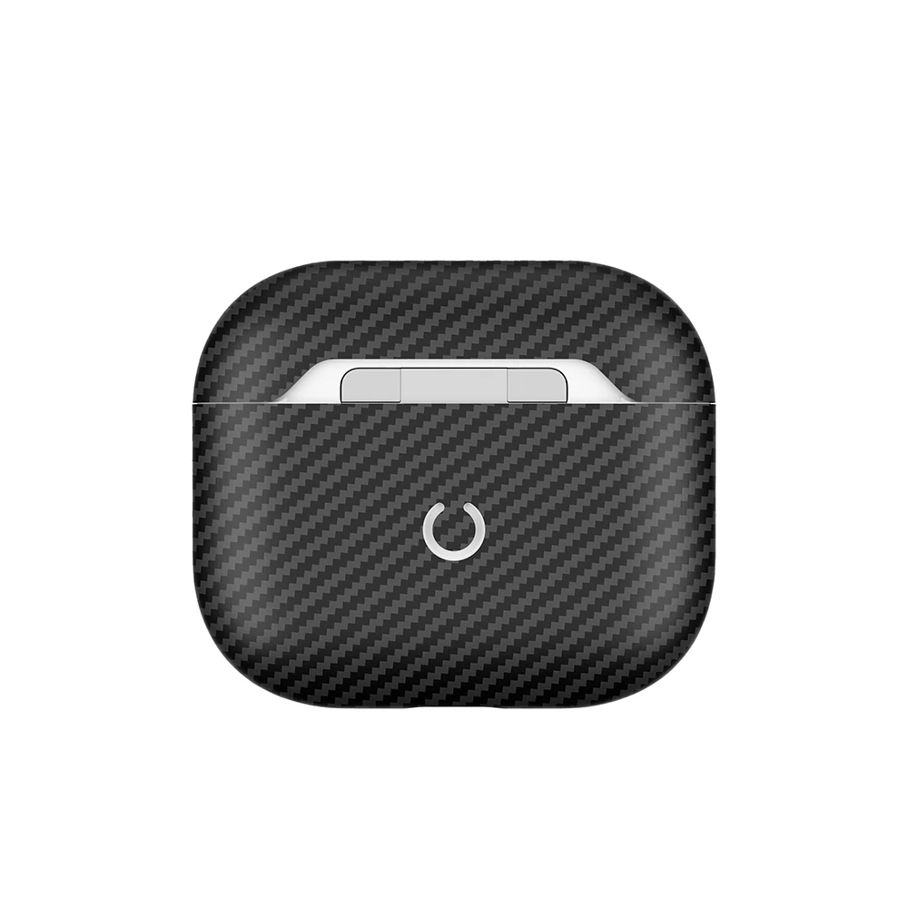 Apple Airpods 3. Nesil Ecruz Airbag 43 600D Karbon Fiber Kulaklık Kılıfı