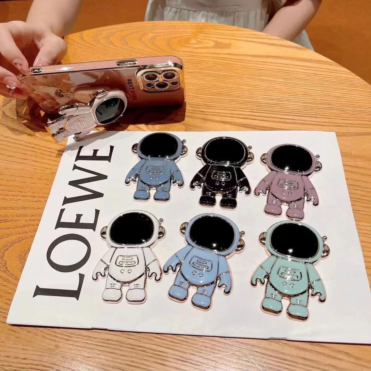 Ecruz Space Astronot Figürlü Cep Telefonu Standı