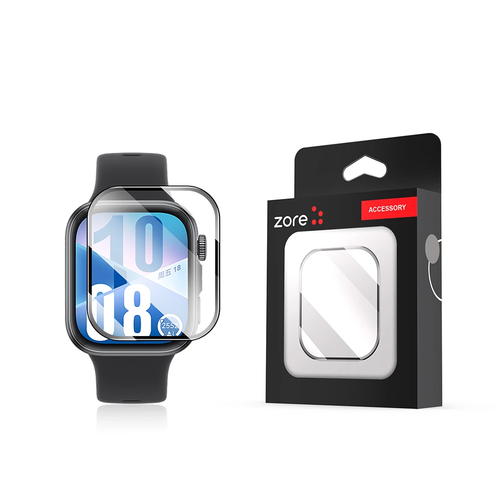 Huawei Watch Fit 4 Ecruz PMMA Pet Saat Ekran Koruyucu