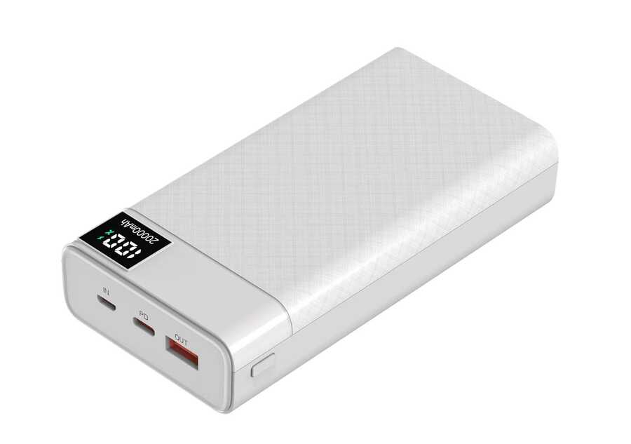 Ecruz B-12 QC 3.0 Hızlı Şarj Özellikli 22.5W Led Göstergeli Taşınabilir Powerbank 20000 mAh