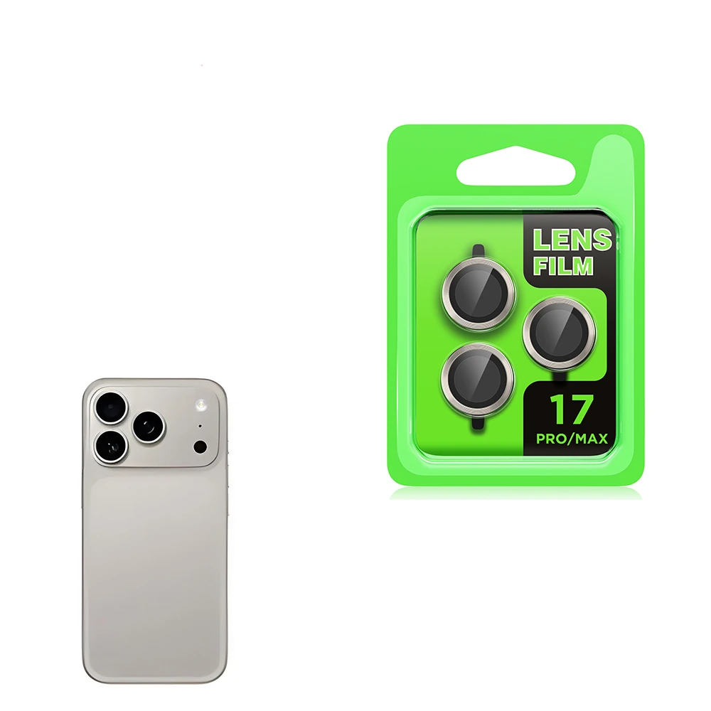 Apple iPhone 17 Pro Max Ecruz CL-07 Kamera Lens Koruyucu