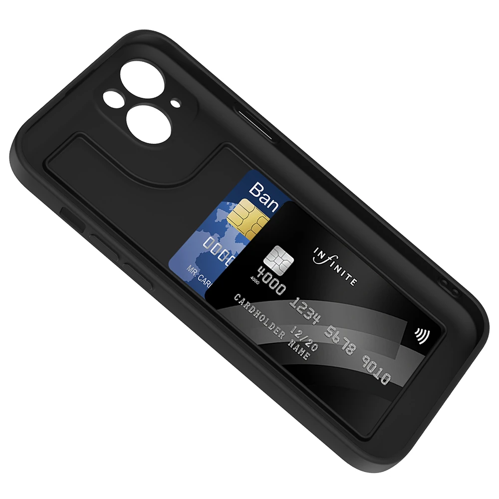 Apple iPhone 15 Plus Kılıf Kamera Korumalı Kartlık Hazneli Ecruz Vitra Kapak