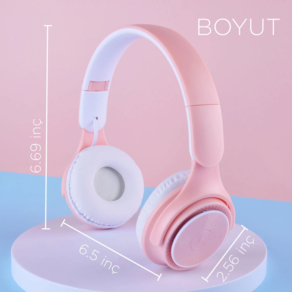 Ecruz M6 Pro Ayarlanabilir ve Katlanabilir Kulak Üstü Bluetooth Kulaklık