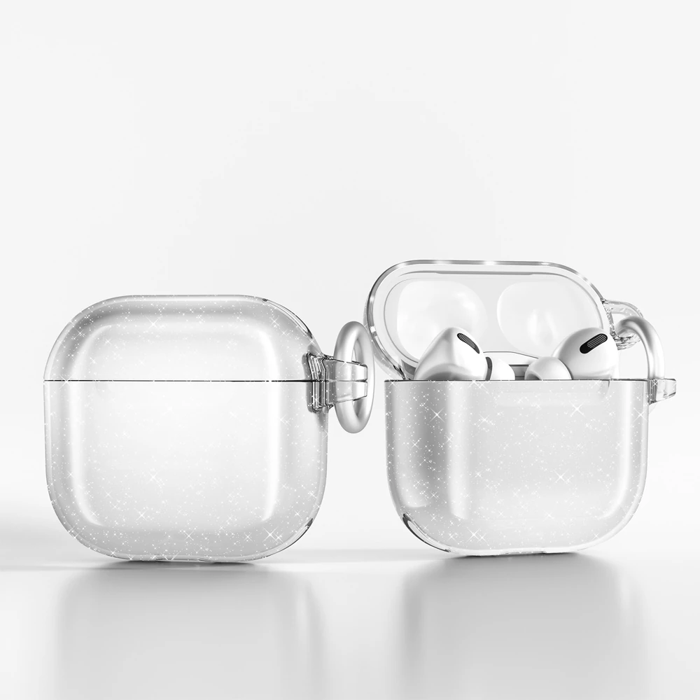 Apple Airpods 4 Ecruz Allstar Airbag 32 Parlayan Simli Saydam Renkli Kılıf