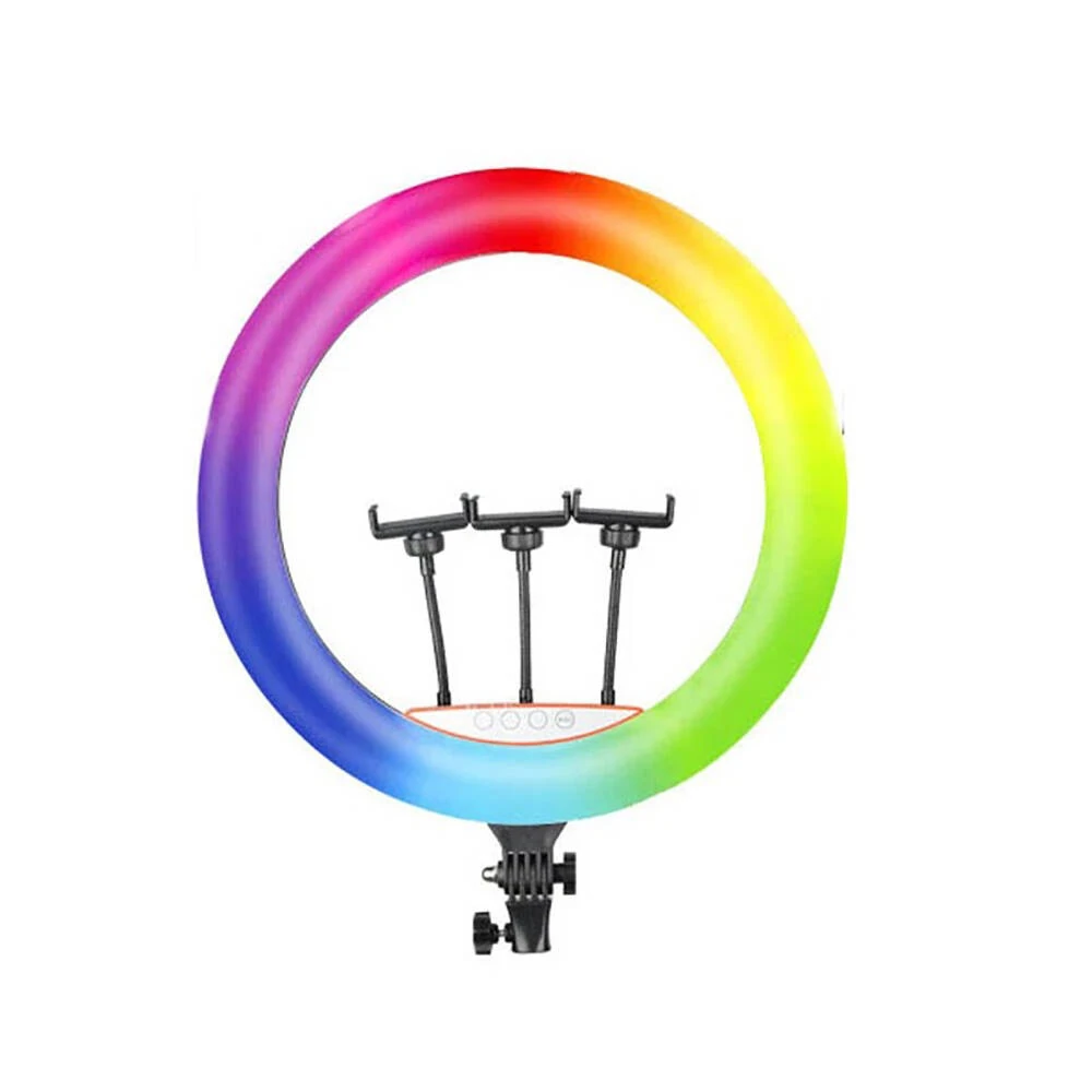 Ecruz RGB Light 45cm Işıklı Telefon Tutucu Ring Light