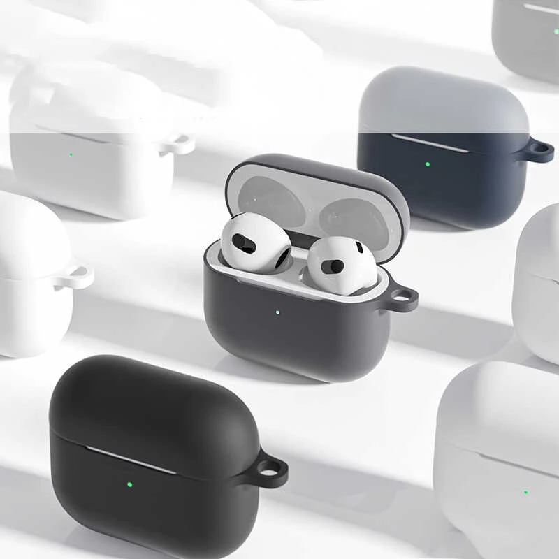 Apple Airpods 3. Nesil Ecruz Standart Silikon Kılıf