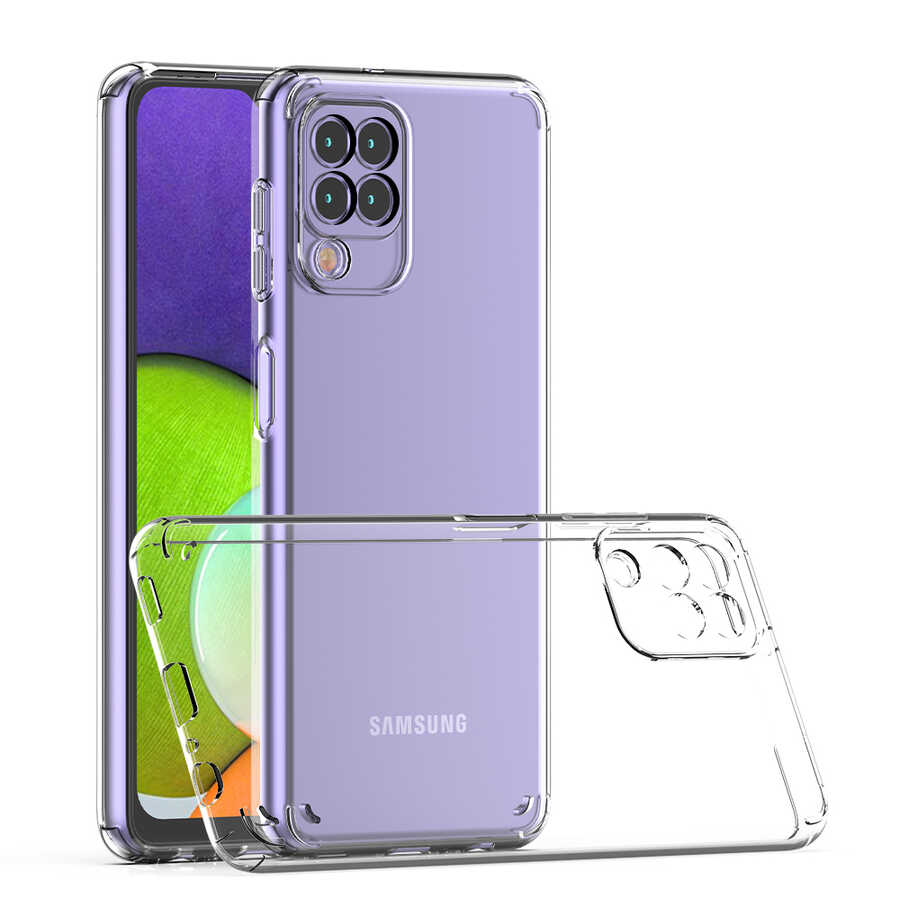 Galaxy A22 4G Kılıf Ecruz Coss Kapak