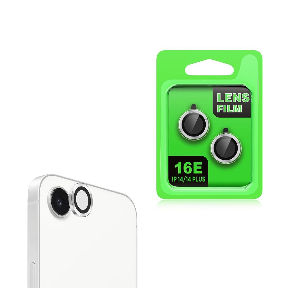 Apple iPhone 16E Ecruz CL-07 Kamera Lens Koruyucu