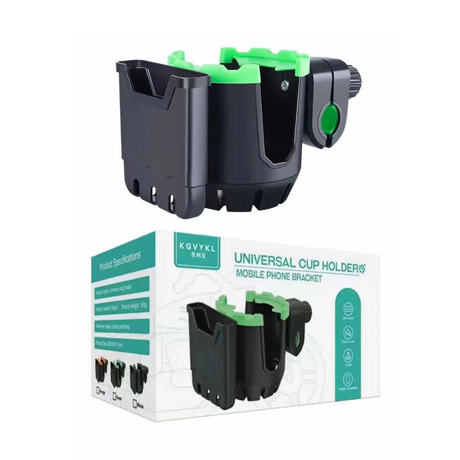 Ecruz 2 in 1 Motosiklet ve Bisiklet İçin Telefon ve Bardak Tutucu