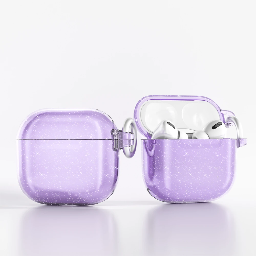 Apple Airpods 4 Ecruz Allstar Airbag 32 Parlayan Simli Saydam Renkli Kılıf