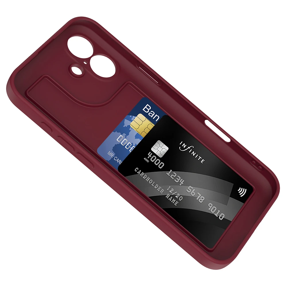 Apple iPhone 16 Plus Kılıf Kamera Korumalı Kartlık Hazneli Ecruz Vitra Kapak