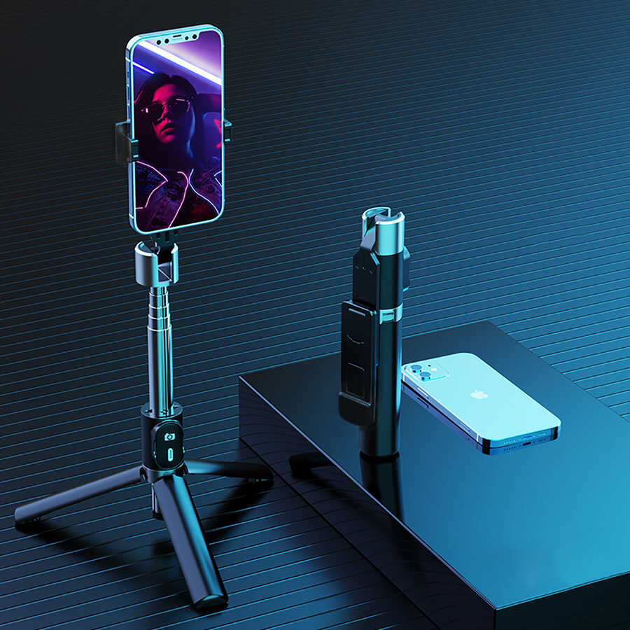 Ecruz P60 Plus Çok Fonksiyonlu Selfie Çubuğu