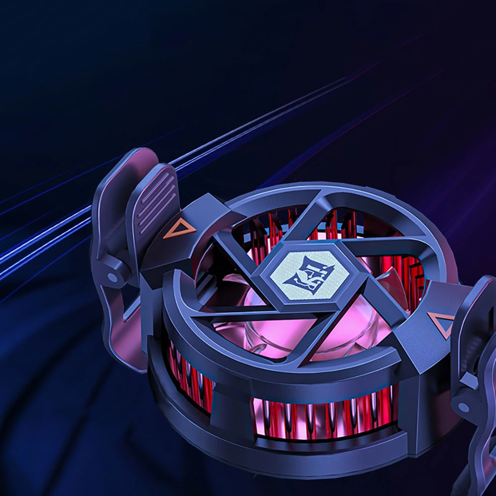 Ecruz N5 Magnetik Yapıştırmalı 10W TEC Soğutma Sistemli RGB Işıklı Telefon Soğutucu Fan