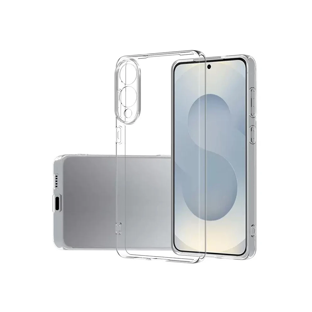 Galaxy S25 Edge Kılıf Ecruz Süper Silikon Kapak