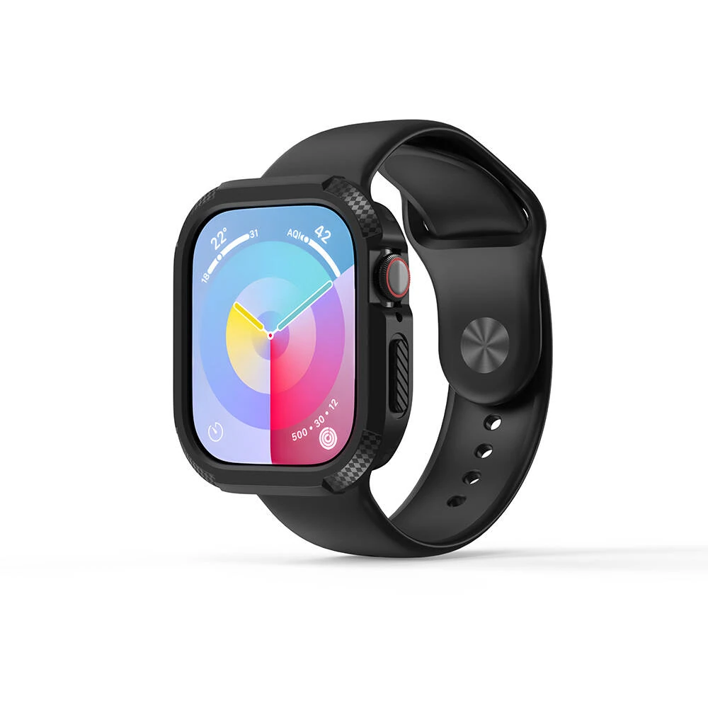 Apple Watch 10 42mm Silikon TPU Kasa Koruyucu Ecruz Watch Gard 17