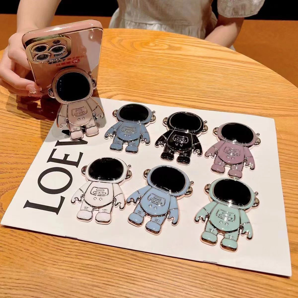 Ecruz Space Astronot Figürlü Cep Telefonu Standı