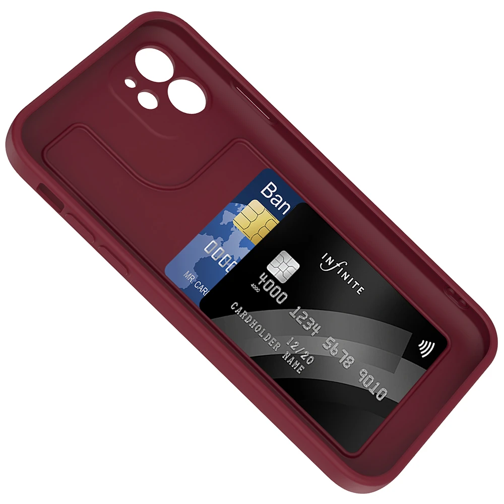 Apple iPhone 11 Kılıf Kamera Korumalı Kartlık Hazneli Ecruz Vitra Kapak