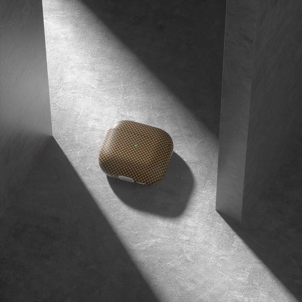 Apple Airpods 4 Ecruz Airbag 43 600D Karbon Fiber Kulaklık Kılıfı