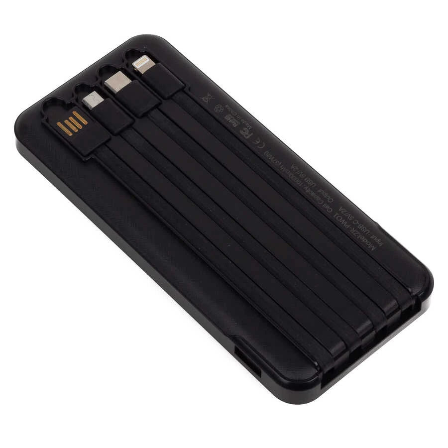 Ecruz ZR-PW01 Type-C - Micro - Lightning Led Göstergeli Taşınabilir Powerbank 10000 mAh