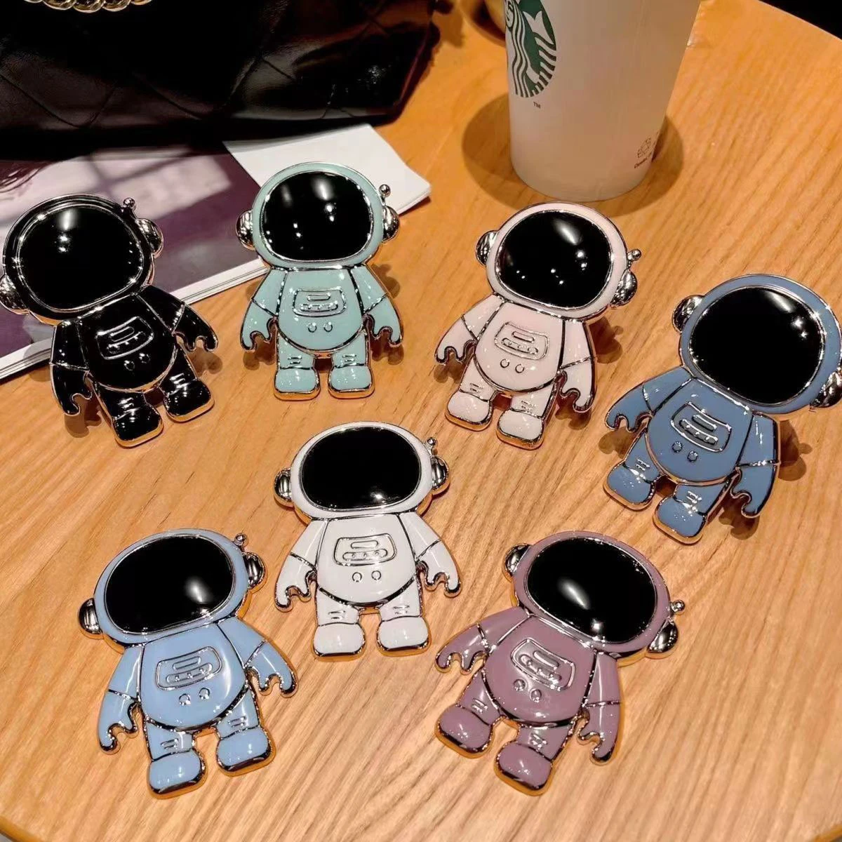 Ecruz Space Astronot Figürlü Cep Telefonu Standı