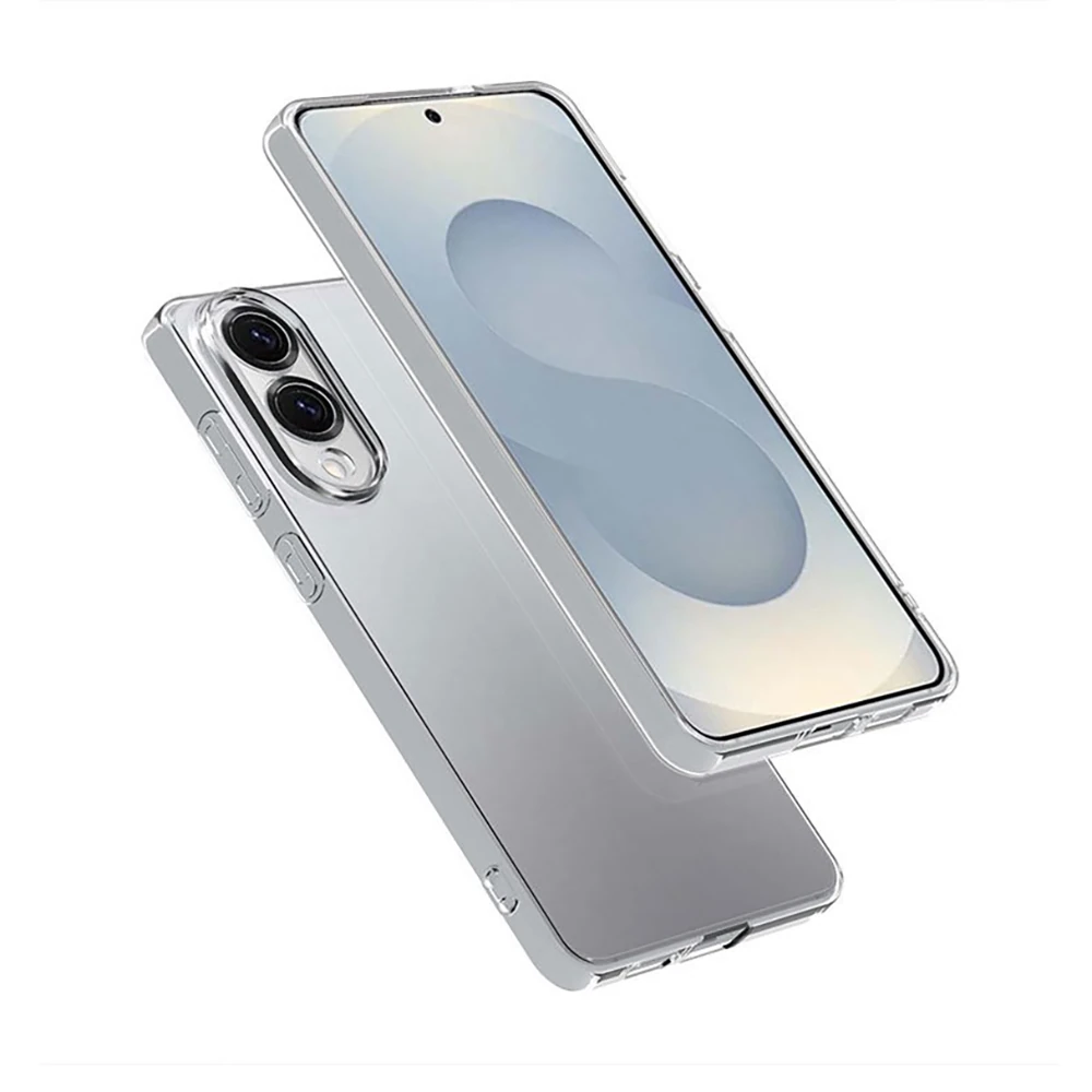 Galaxy S25 Edge Kılıf Ecruz Süper Silikon Kapak