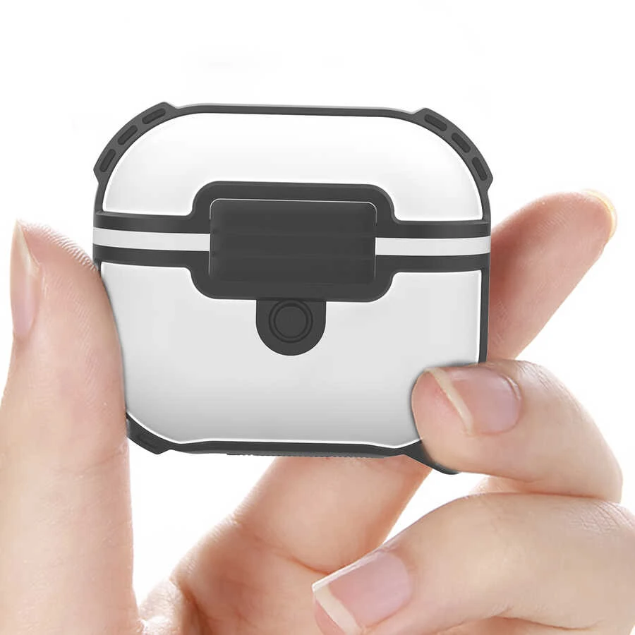 Apple Airpods 3. Nesil Ecruz Airbag 16 Silikon 1-1 Su Geçirmez Kılıf