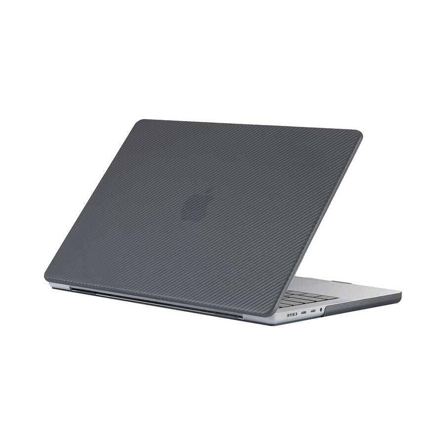 Apple Macbook Pro 14.2 2023 A2779 Ecruz MSoft Carbon Fiber Tasarımlı Kapak
