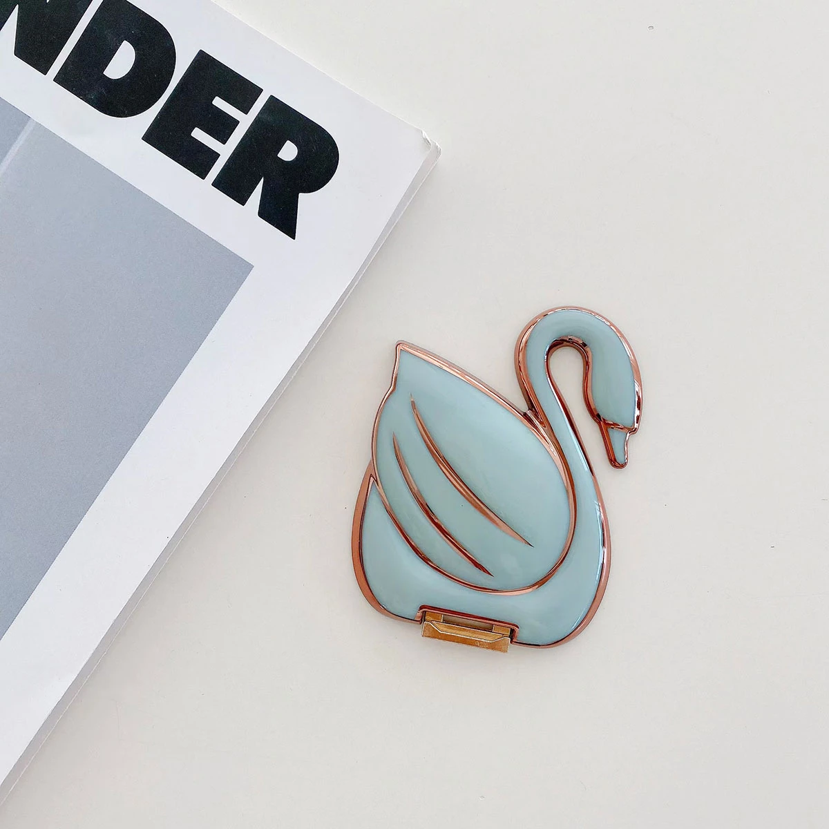 Ecruz Kuğu Figürlü Cep Telefonu Standı