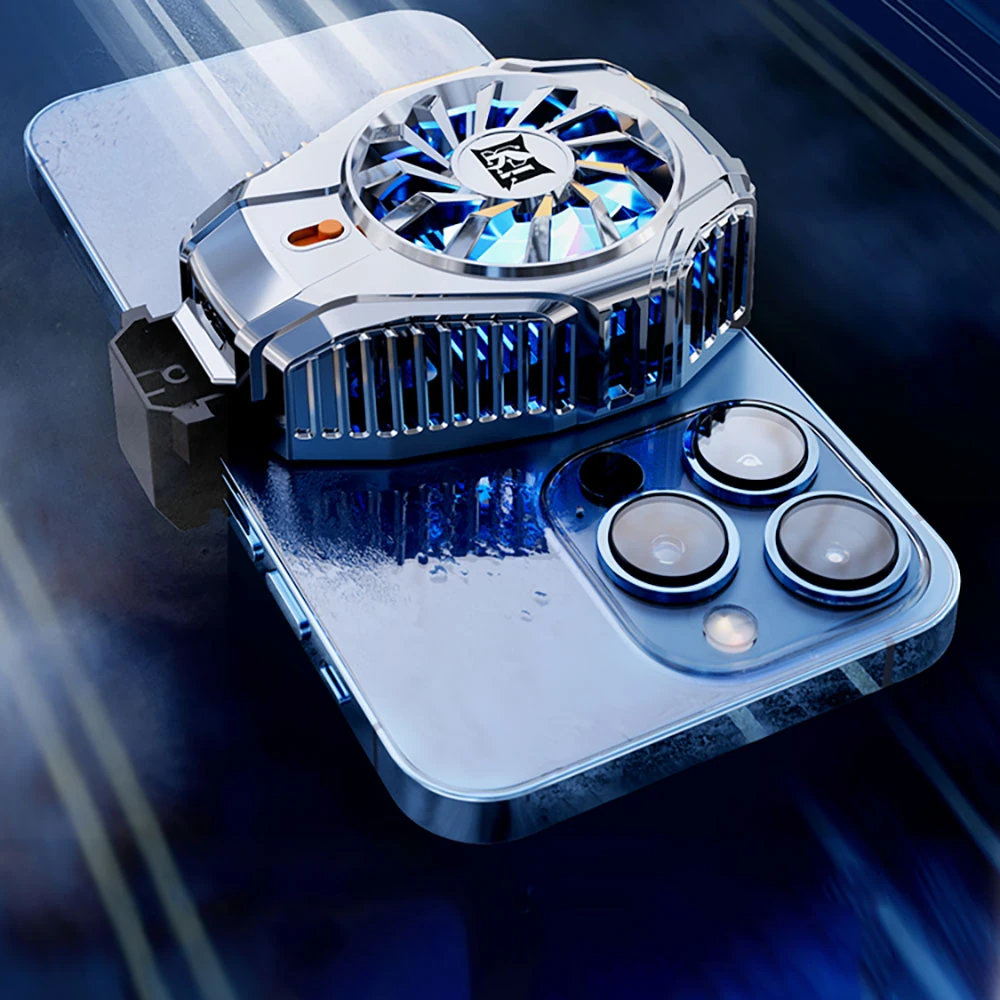 Ecruz N15 Gümüş Kaplama 2 Kademeli TEC Soğutma Sistemli Telefon Soğutucu Fan