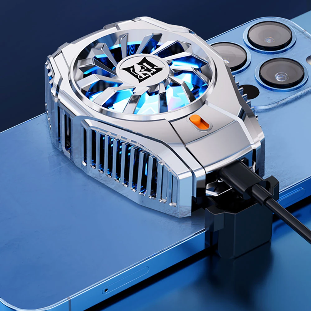 Ecruz N15 Gümüş Kaplama 2 Kademeli TEC Soğutma Sistemli Telefon Soğutucu Fan