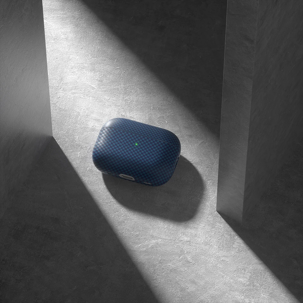 Apple Airpods Pro 2 Ecruz Airbag 43 600D Karbon Fiber Kulaklık Kılıfı