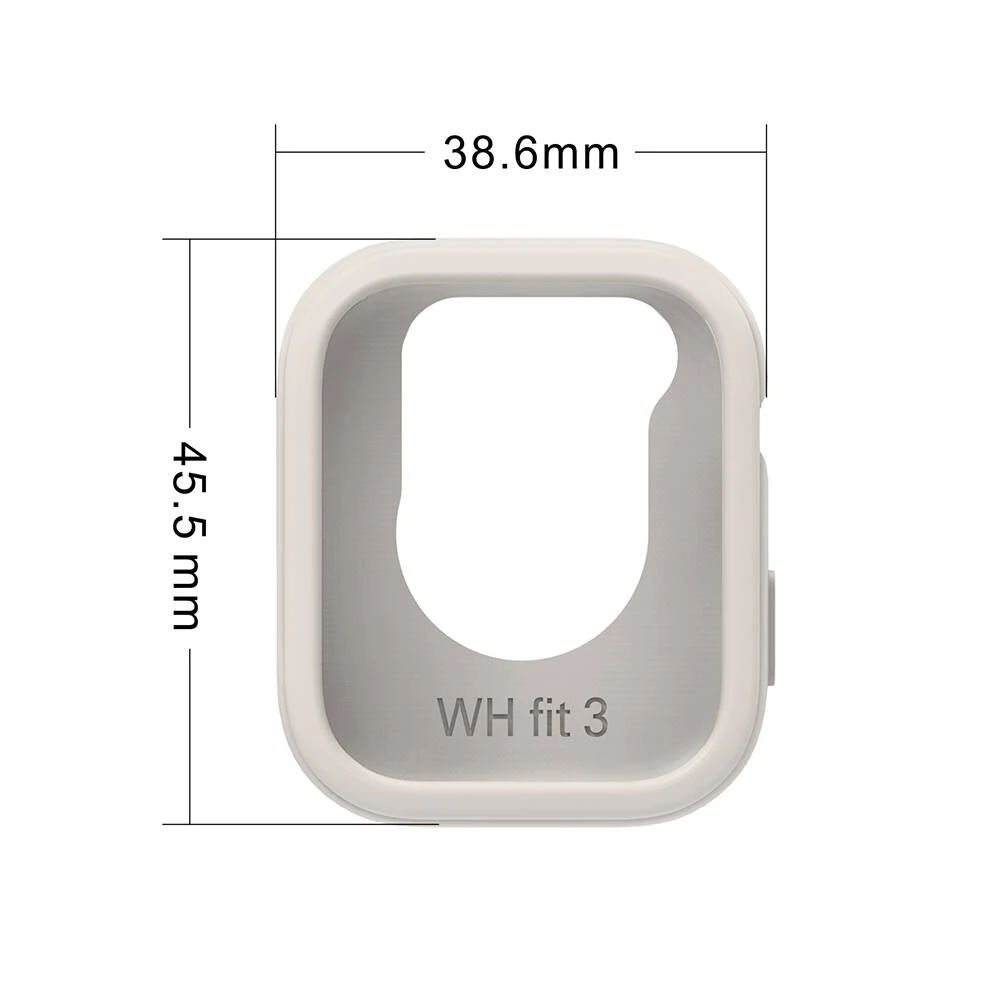 Huawei Watch Fit 3 Yumuşak TPU Silikon Kasa Koruyucu Ecruz Watch Gard 34