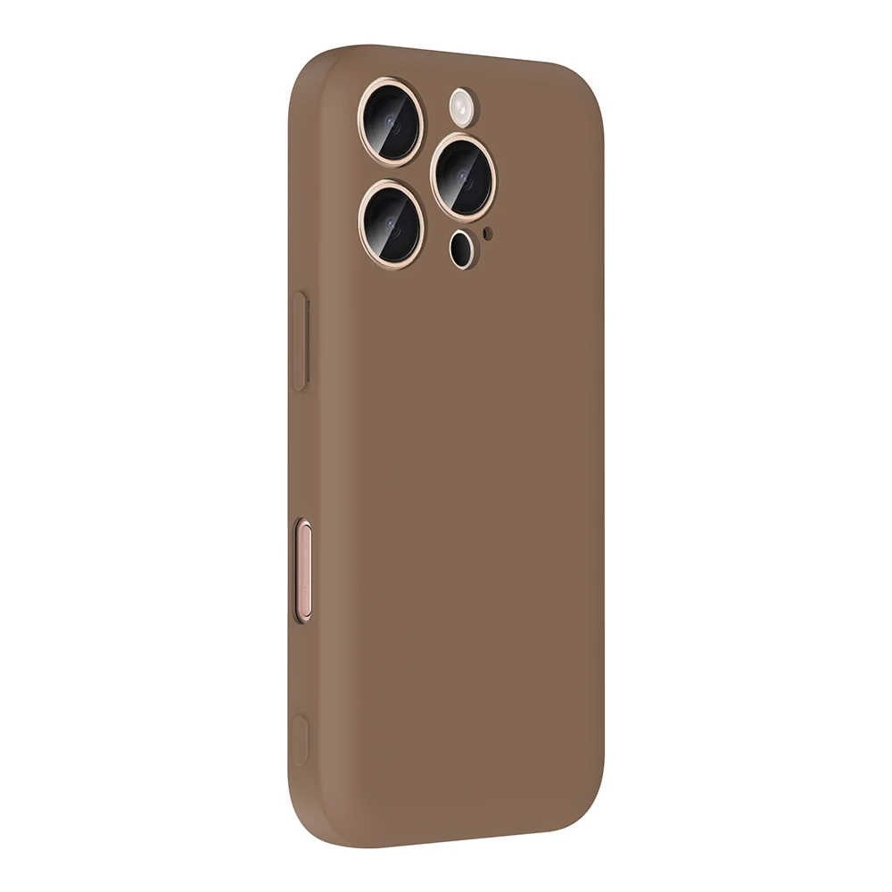 Apple iPhone 16 Pro Max Kılıf Kamera Korumalı Kartlık Hazneli Ecruz Vitra Kapak