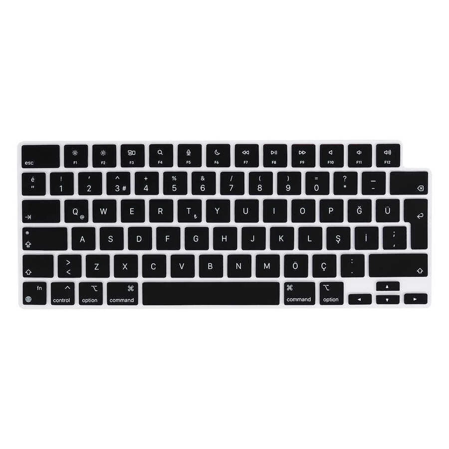 Apple Macbook Pro 16.2 2023 A2780 Ecruz Klavye Koruyucu Silikon Ped