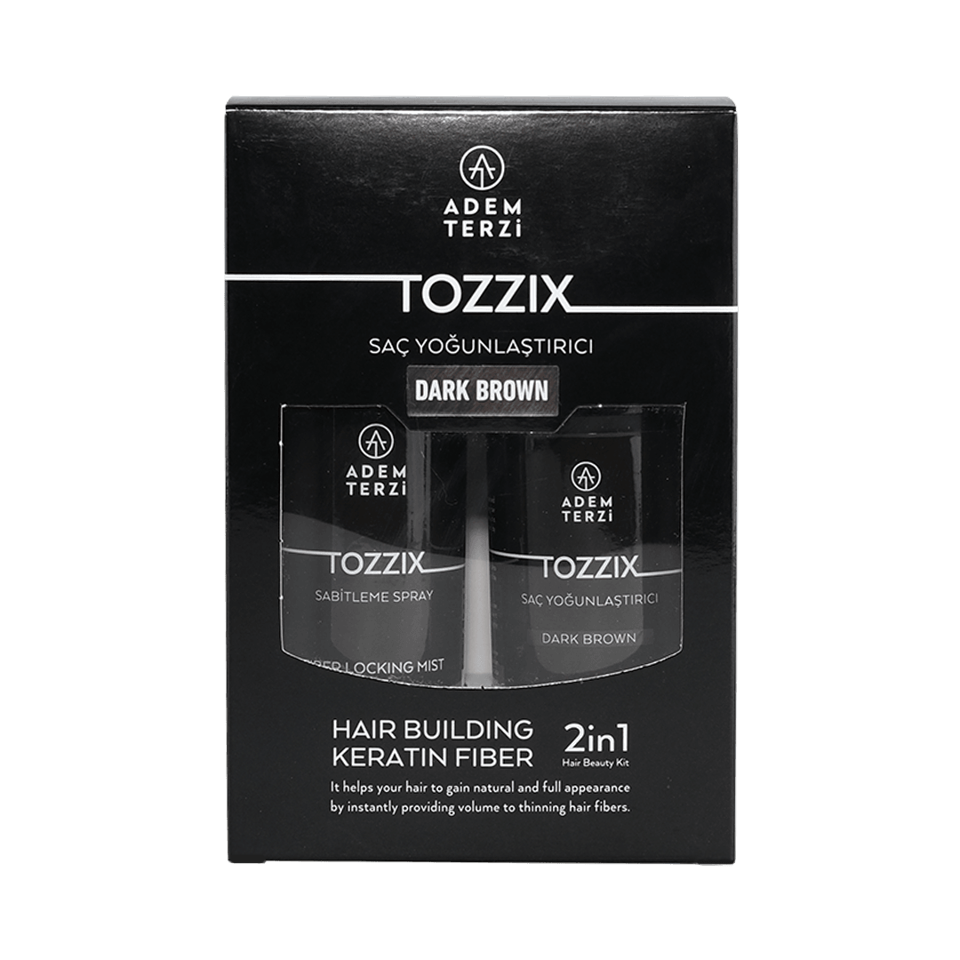 Tozzix Saç Yoğunlaştırıcı Dark Brown Set image