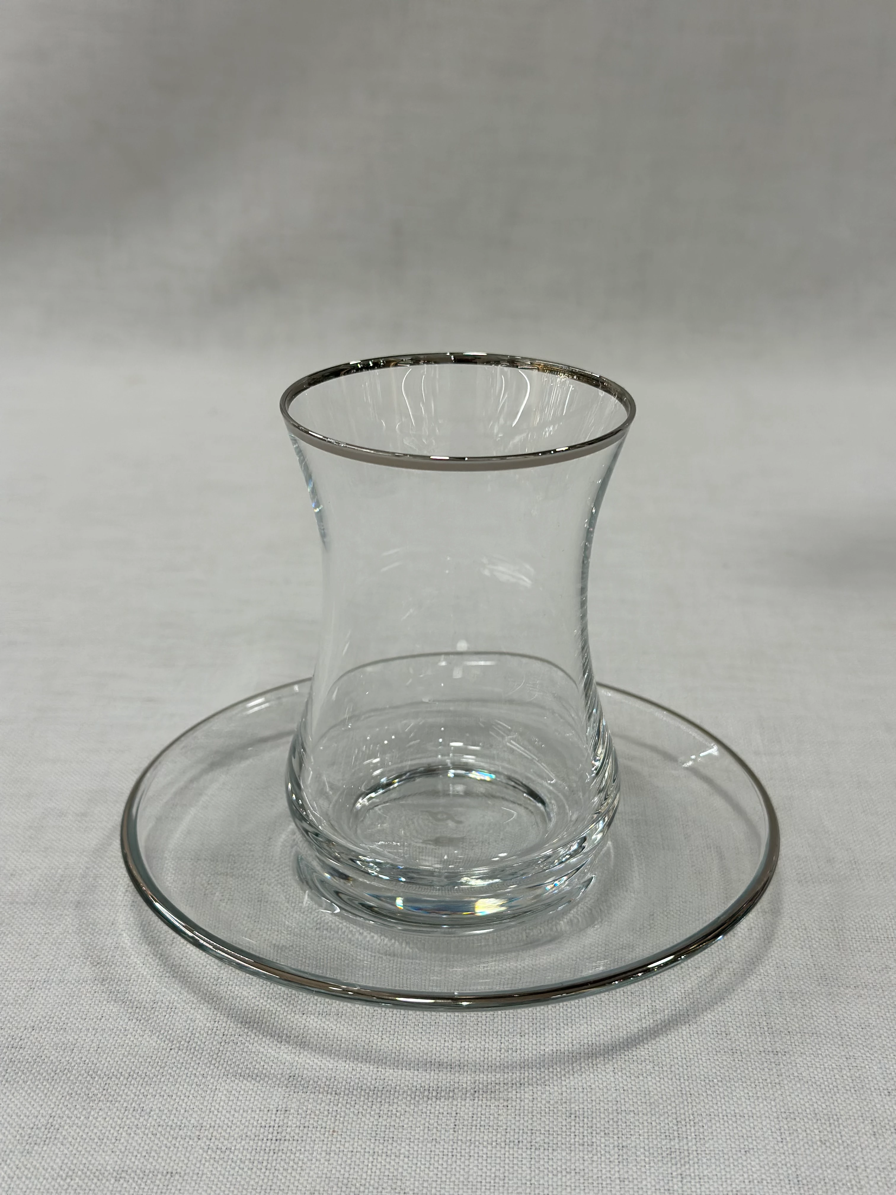 61 Parça 12 kişilik bardak seti gümüş bant