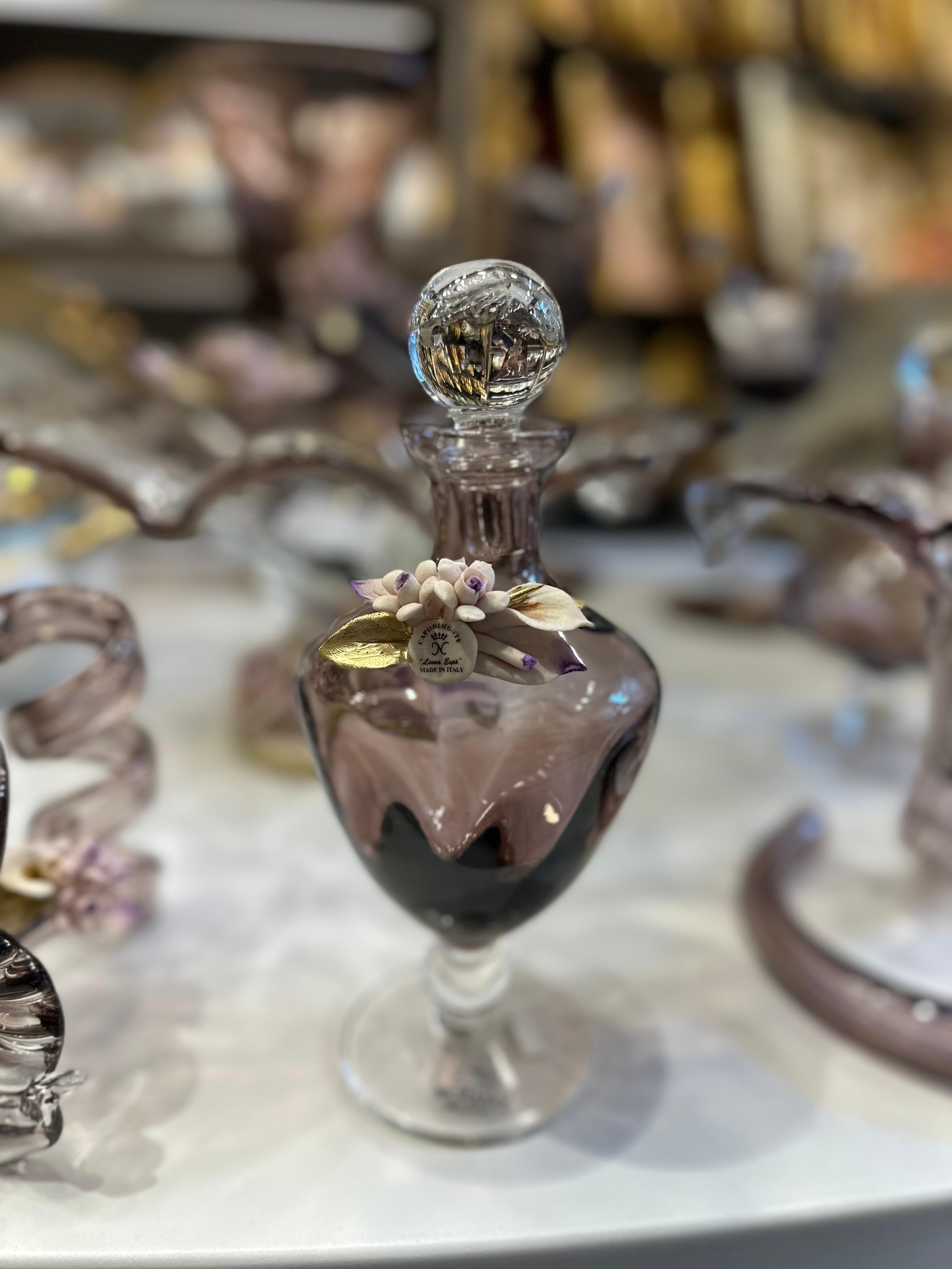 Murano İtalyan El Yapımı Karaf - 4035