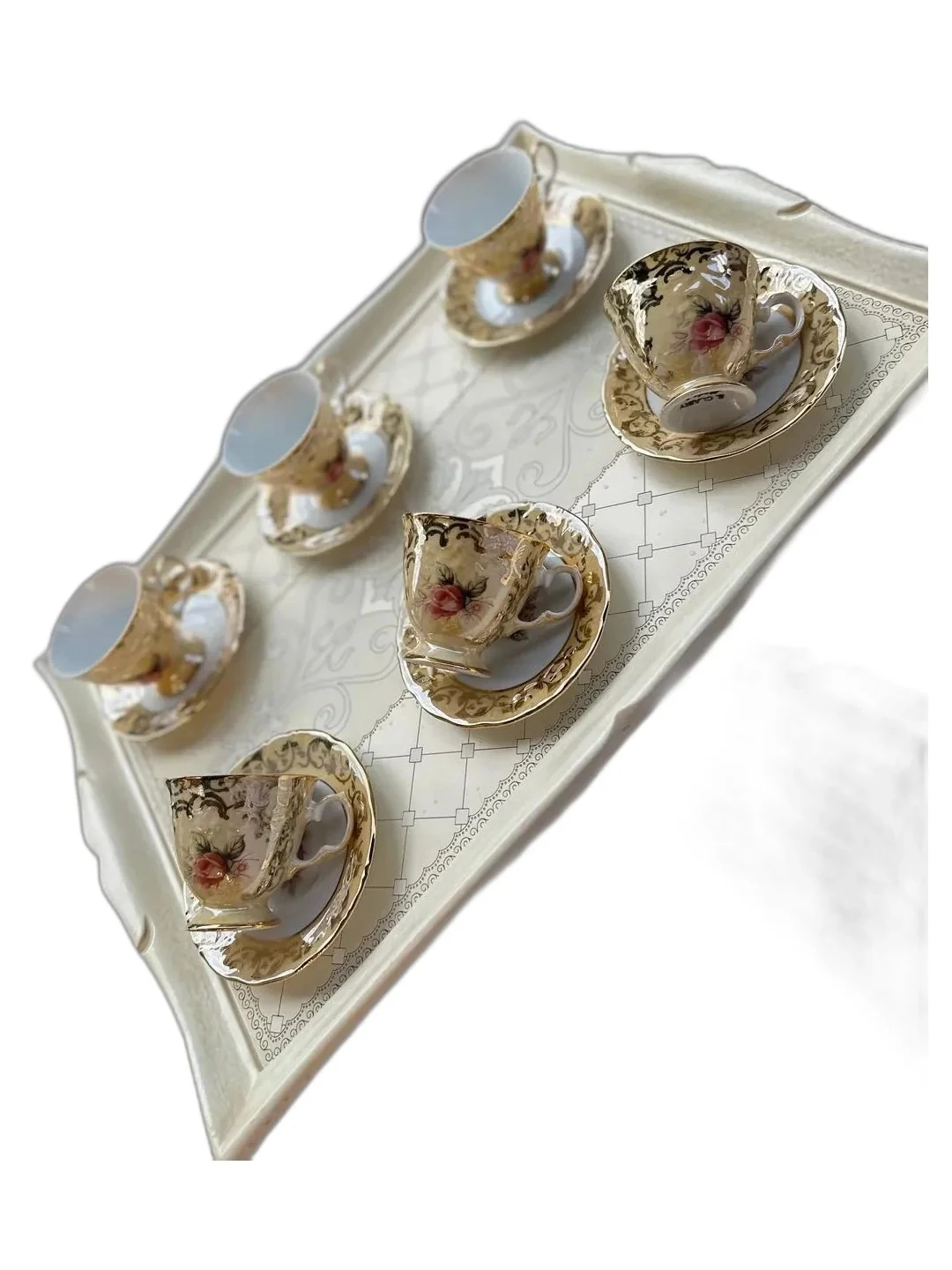 S.Clairy 6 Kişilik Kahve Fincanı Seti