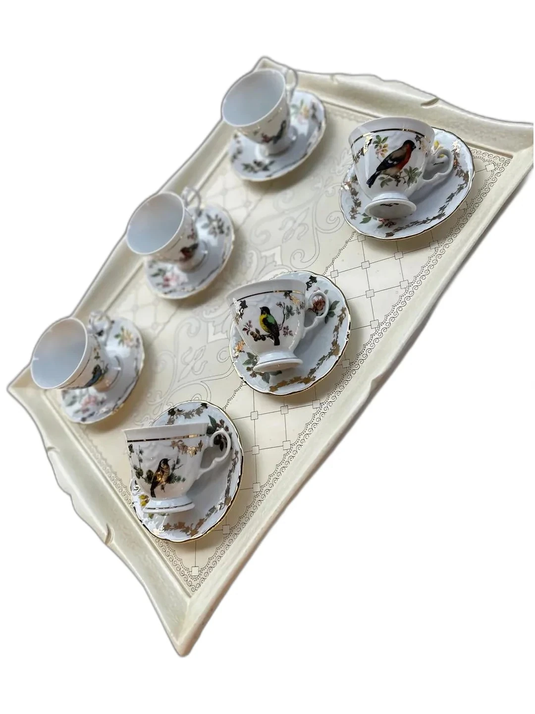 S.Clairy 6 Kişilik Kahve Fincanı Seti