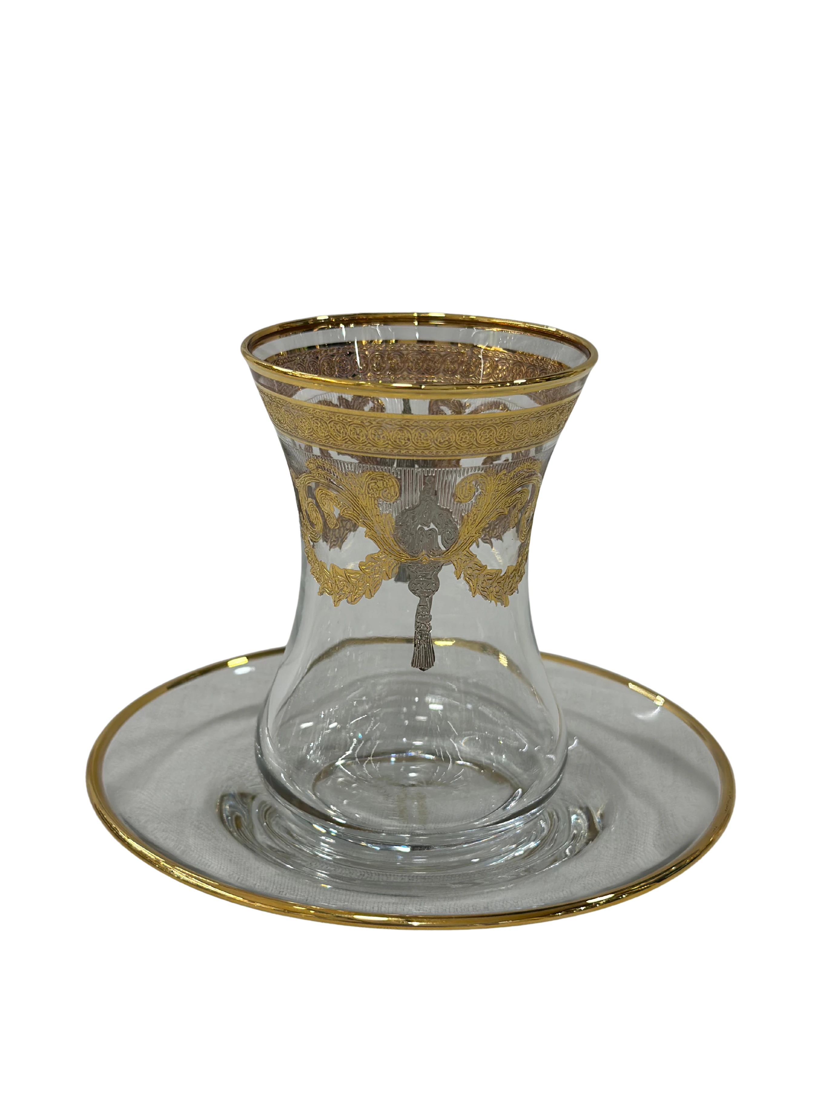 Alegro Gold + Gümüş 49 Parça 12 Kişilik Bardak Seti