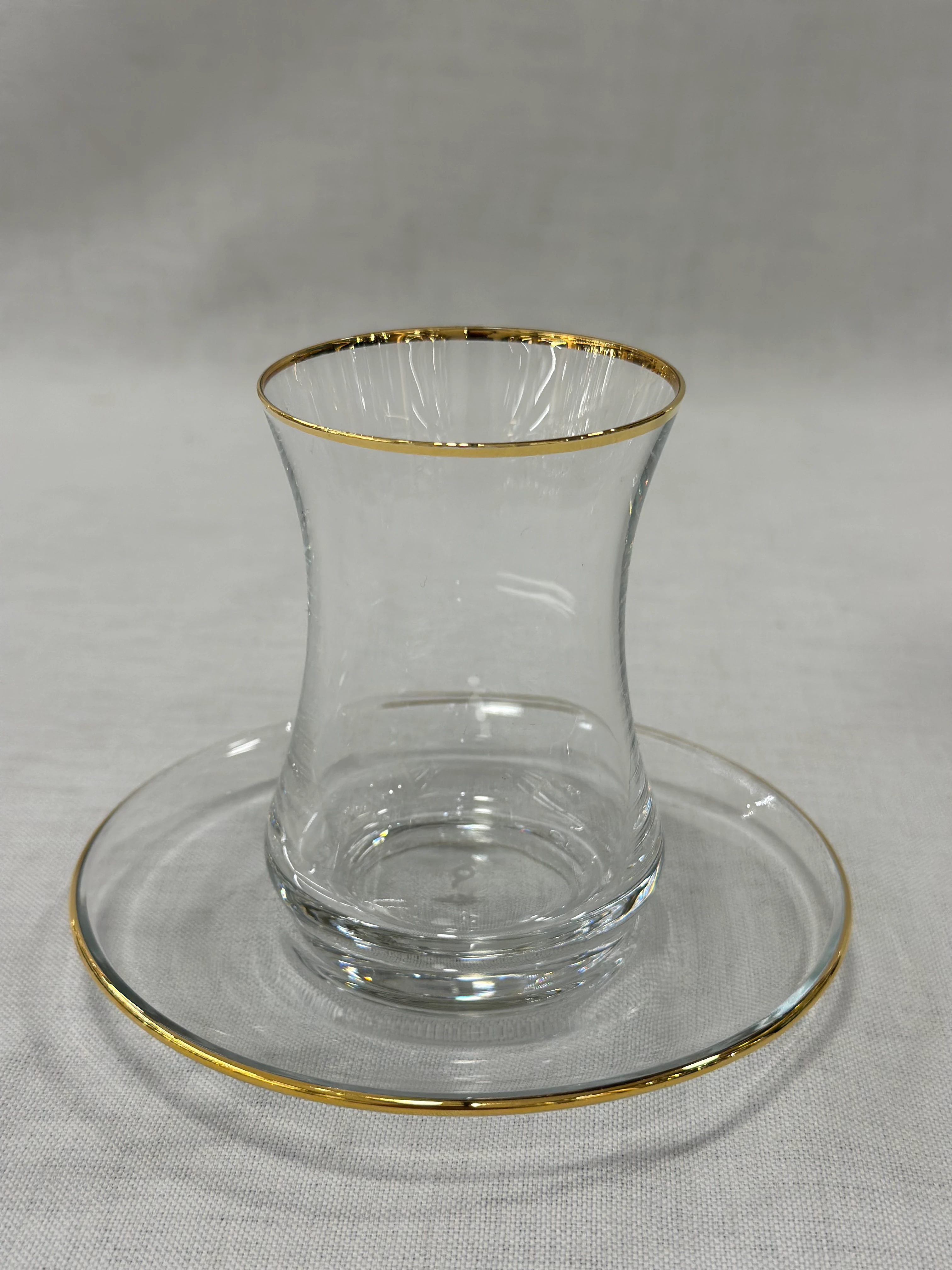 61 Parça 12 kişilik bardak seti altın bant 