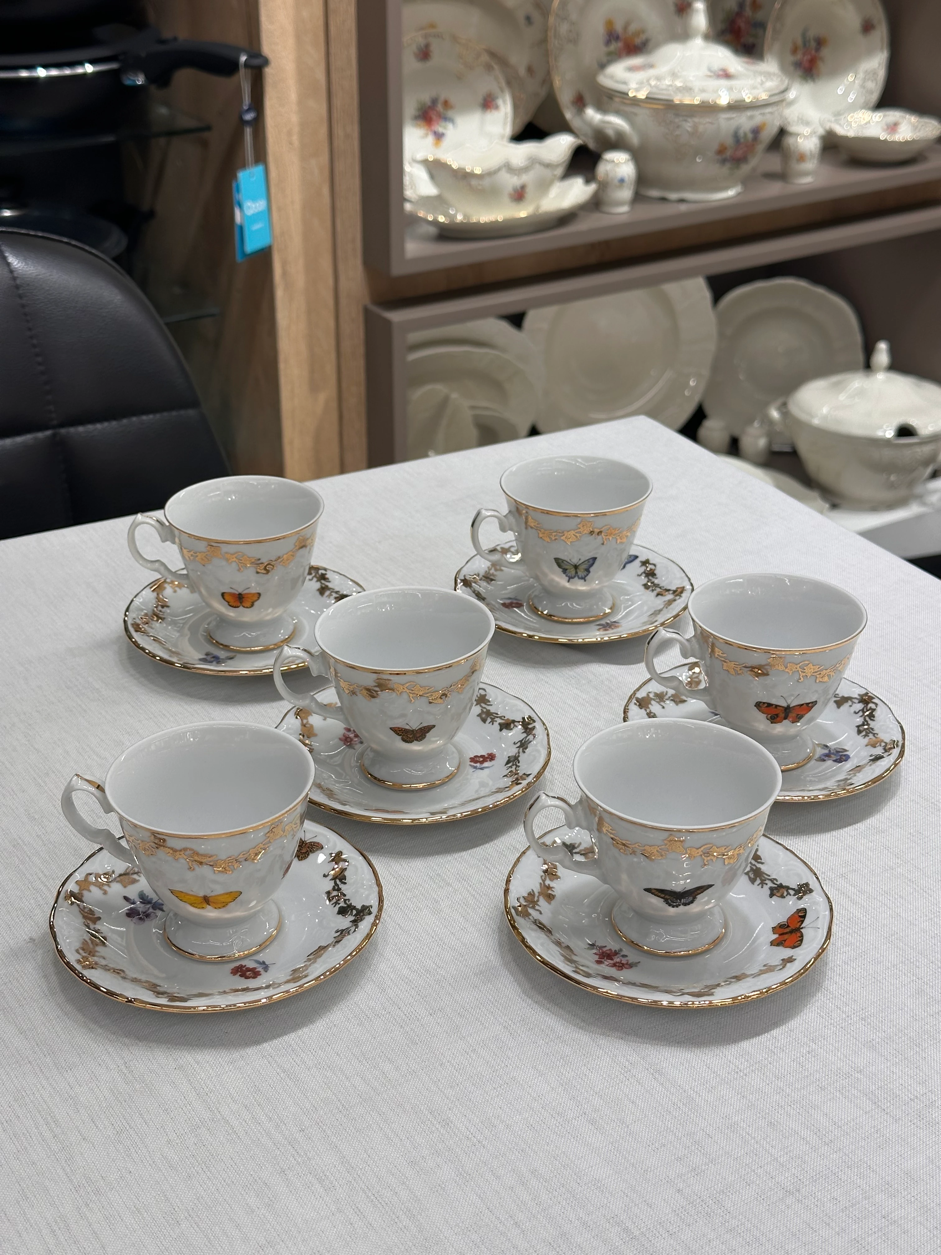 S.Clairy 6 Kişilik Kahve Fincanı Seti