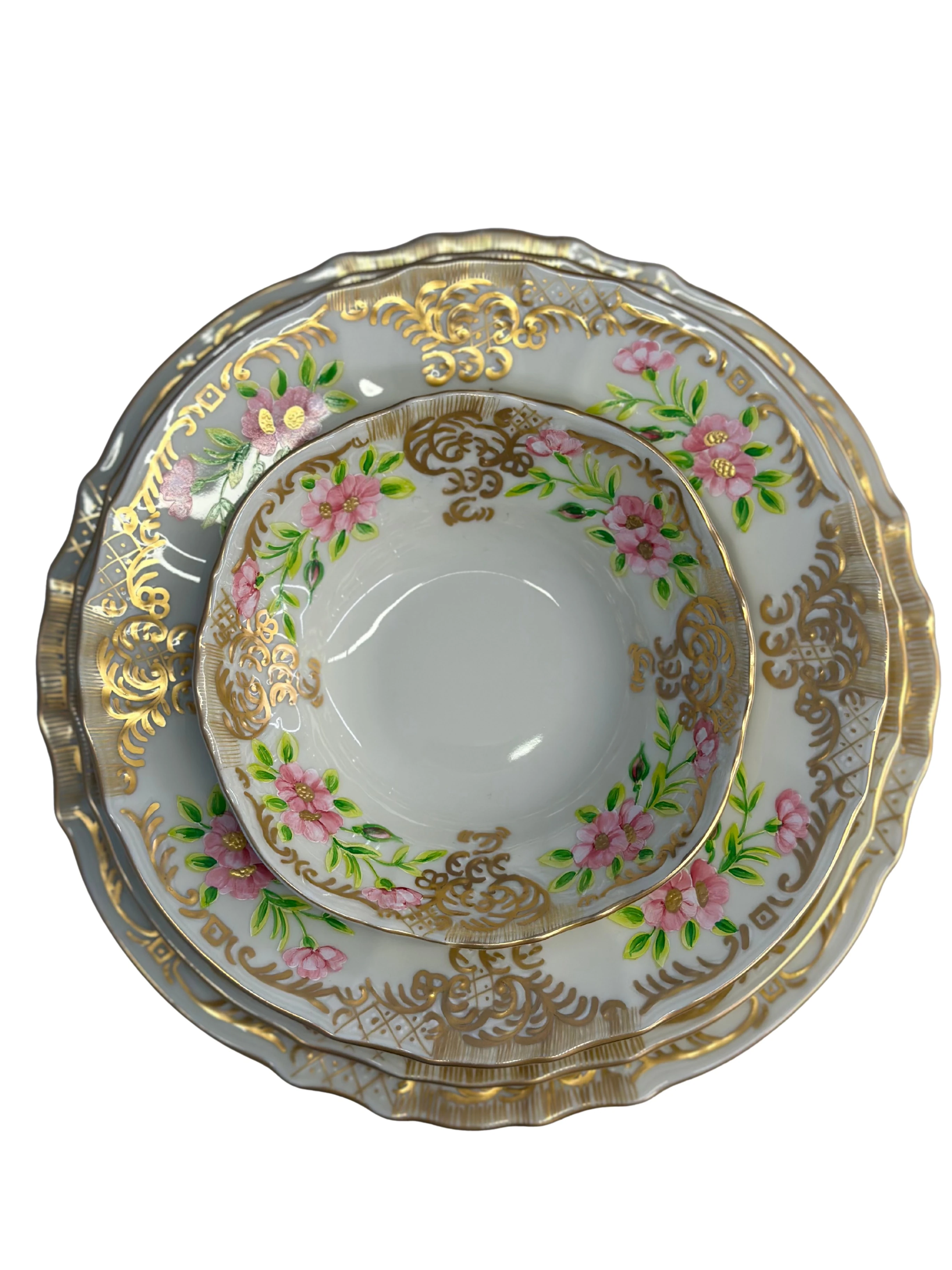 Bernadotte El Dekor 77 Parça 12 Kişilik Yemek Takımı