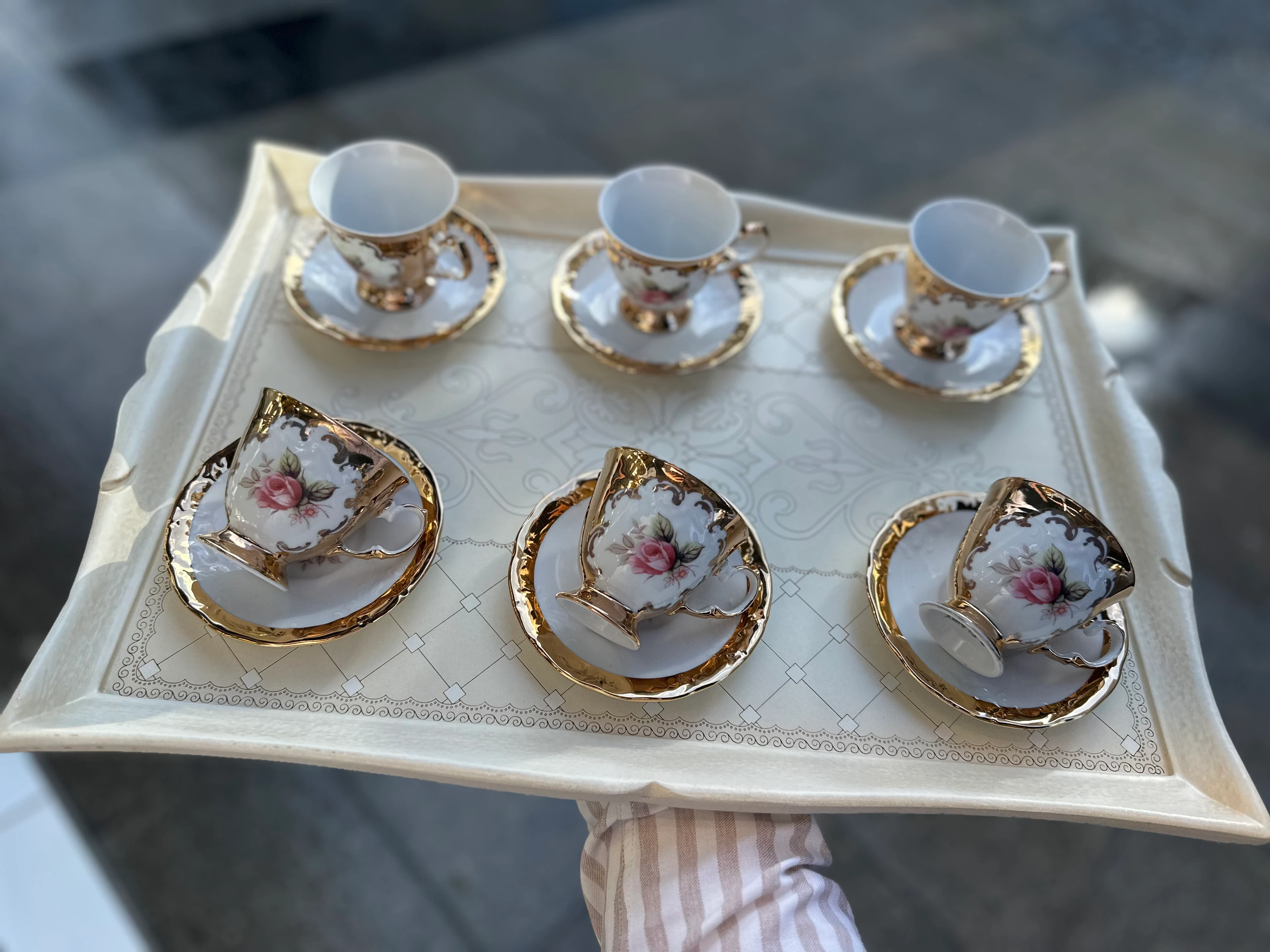 S.Clairy 6 Kişilik Kahve Fincanı Seti