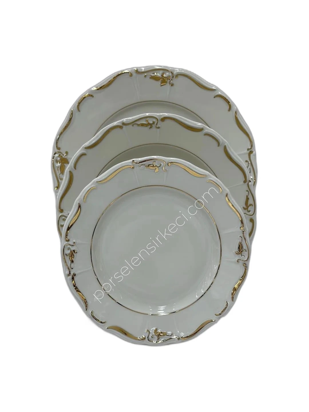 Bernadotte Maria Luise Altın 77 Parça 12 Kişilik Yemek Takımı