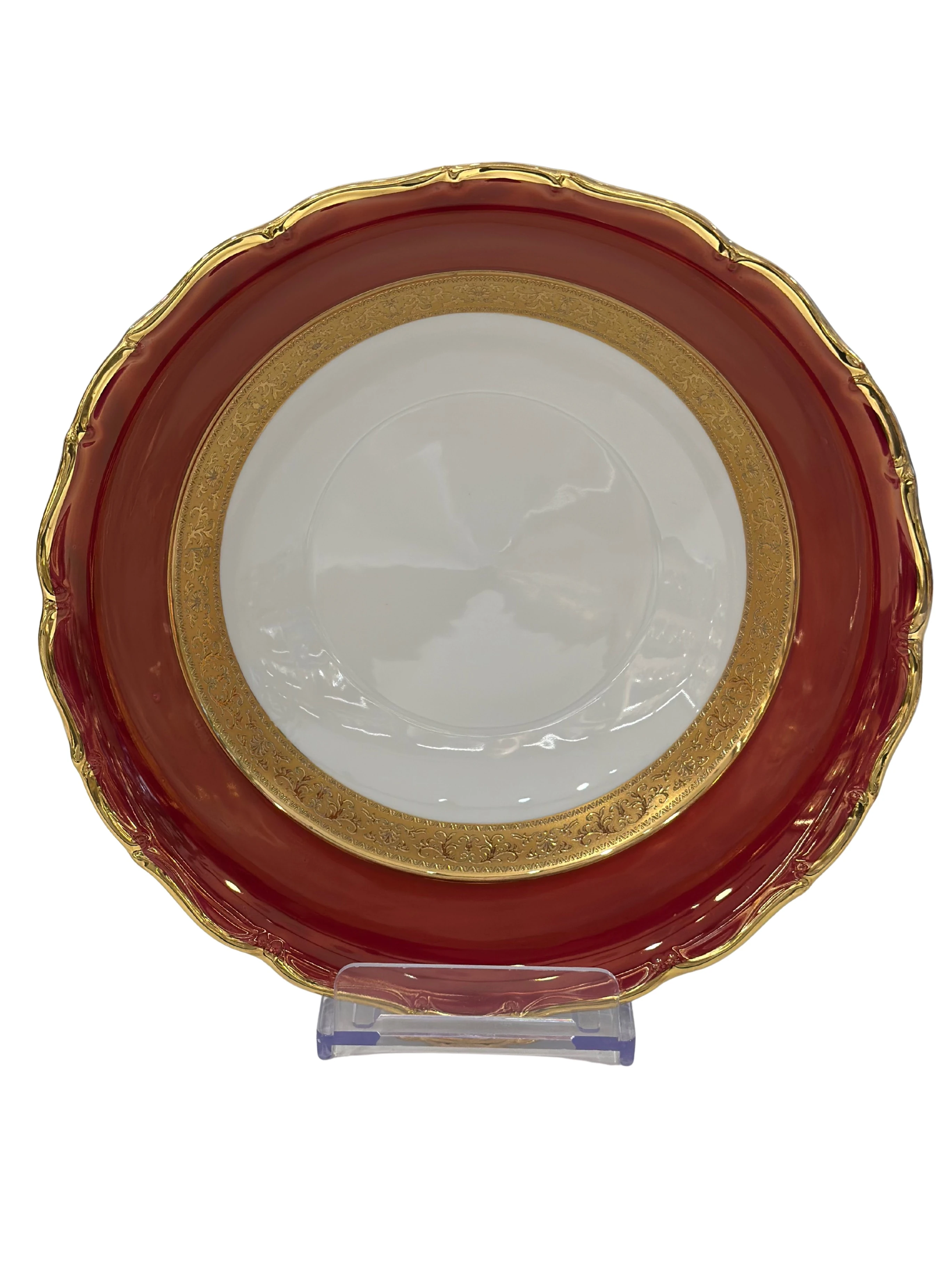 Jeremy Golden Golden Red 60 Parça 12 Kişilik Yemek Takımı