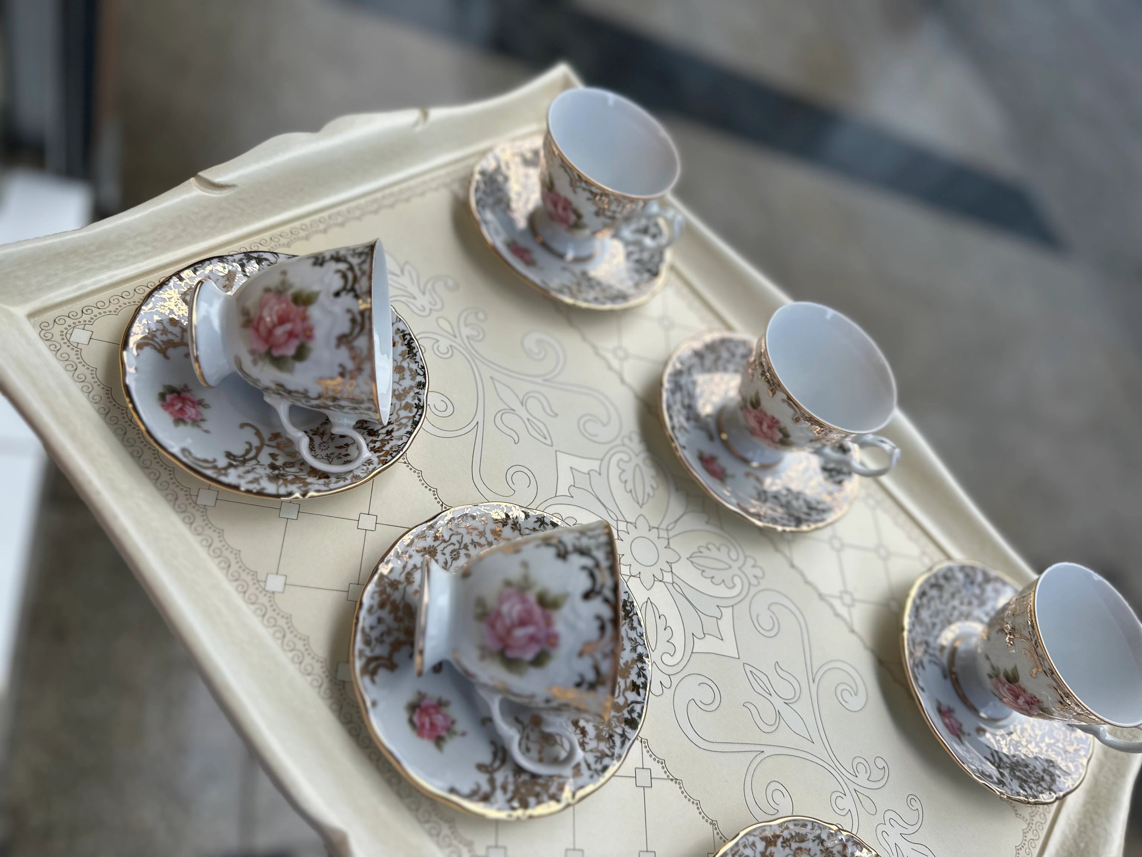 S.Clairy 6 Kişilik Kahve Fincanı Seti