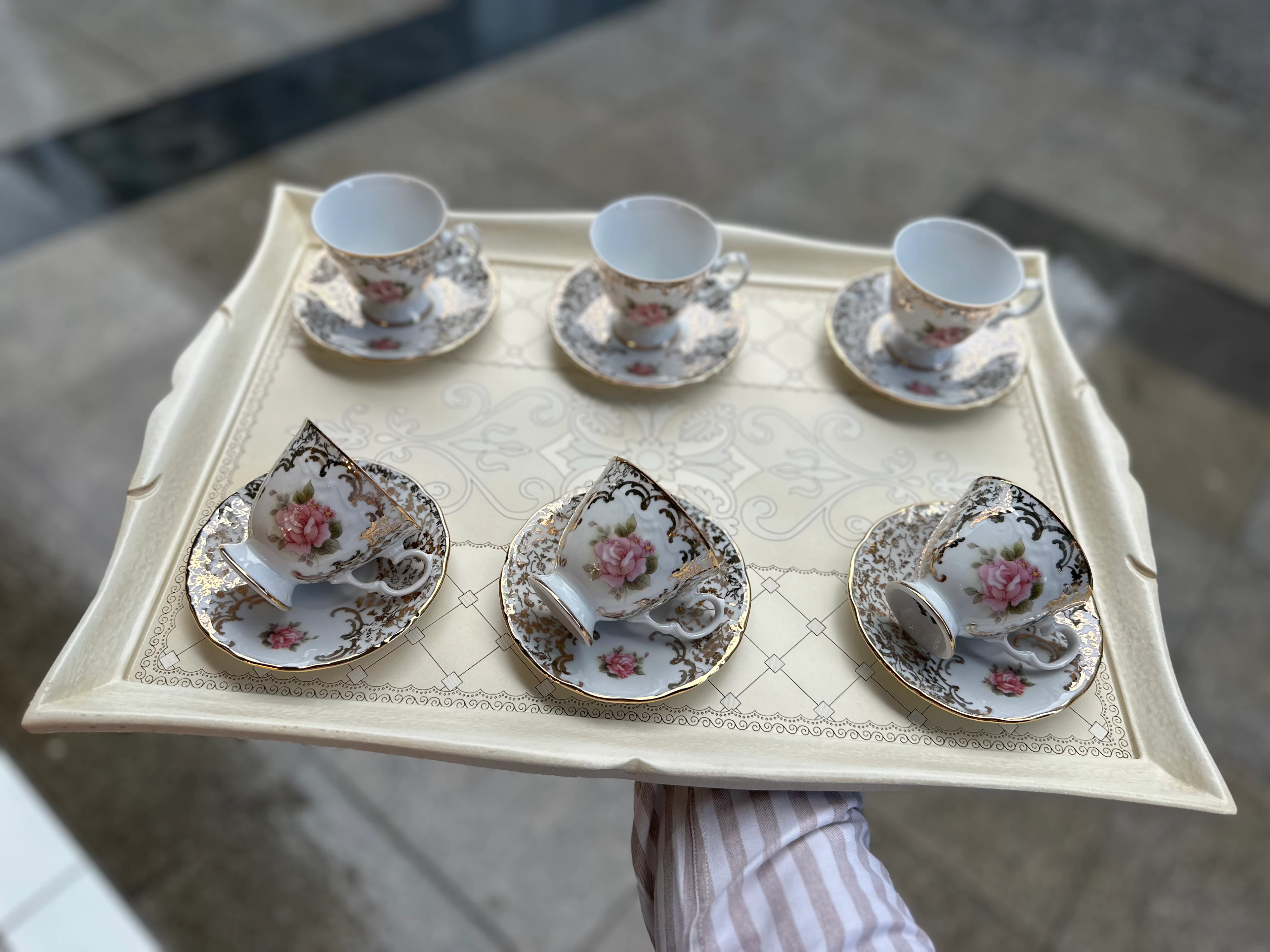 S.Clairy 6 Kişilik Kahve Fincanı Seti