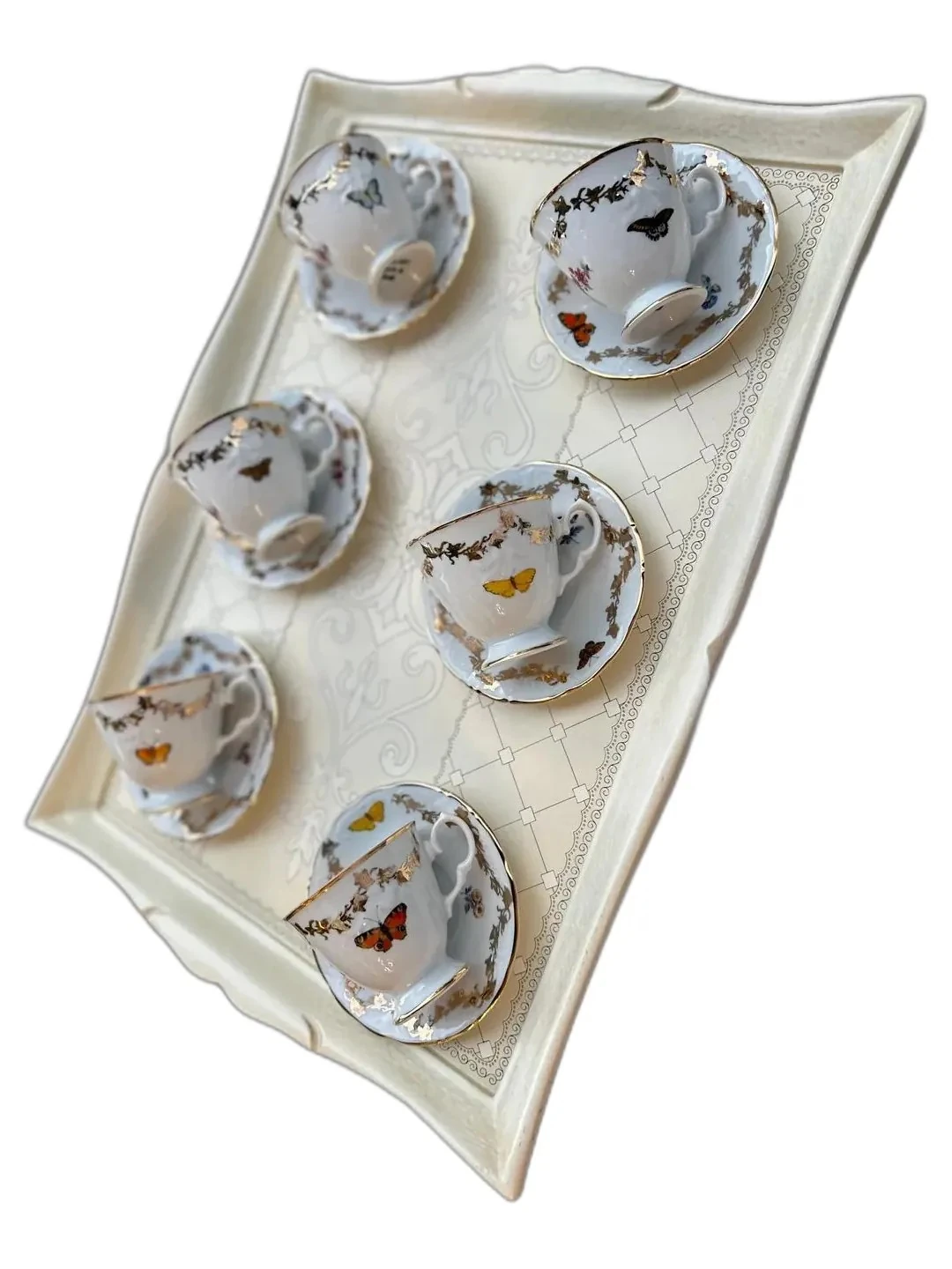 S.Clairy 6 Kişilik Kahve Fincanı Seti